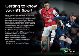 Getting to Know Your BT Sport