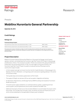 Mobilinx Hurontario General Partnership