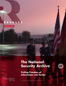 Carnegie Results: the National Security Archive