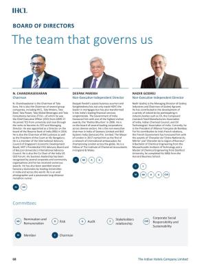 The Team That Governs Us