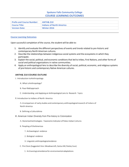 View SFCC Course Learning Outcomes