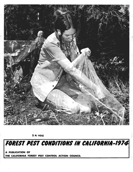 Forest Pest Conditions in California, 1974