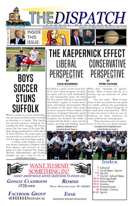 The Kaepernick Effect Boys Soccer Stuns Suffolk
