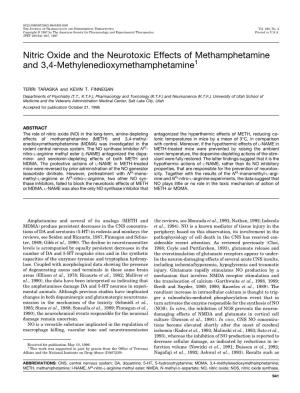 Nitric Oxide and the Neurotoxic Effects of Methamphetamine and 3,4-Methylenedioxymethamphetamine1