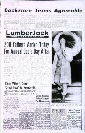 The Lumberjack, October 12, 1962
