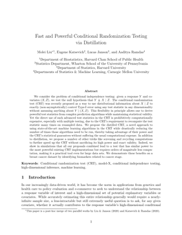 Fast and Powerful Conditional Randomization Testing Via Distillation