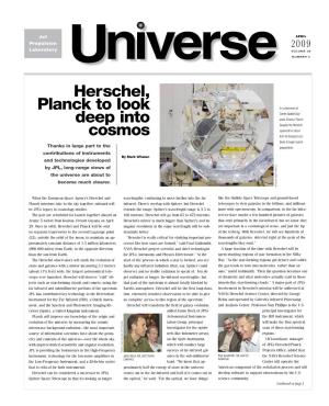 Herschel, Planck to Look Deep Into Cosmos