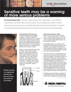 Sensitive Teeth.Qxp