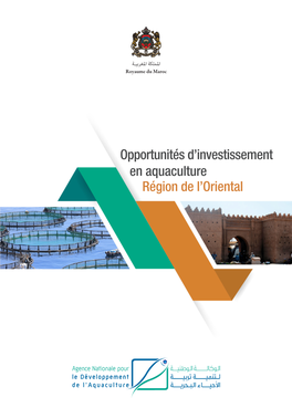 Opportunités D'investissement En Aquaculture Région De L'oriental