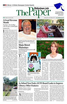 Street Mainstays (From Page 1) Help Local Businesses