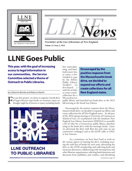 LLNE Goes Public