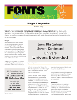 Univers Ultra Condensed Univers Condensed Univers Univers