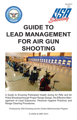 Guide to Lead Management for Air Gun Shooting