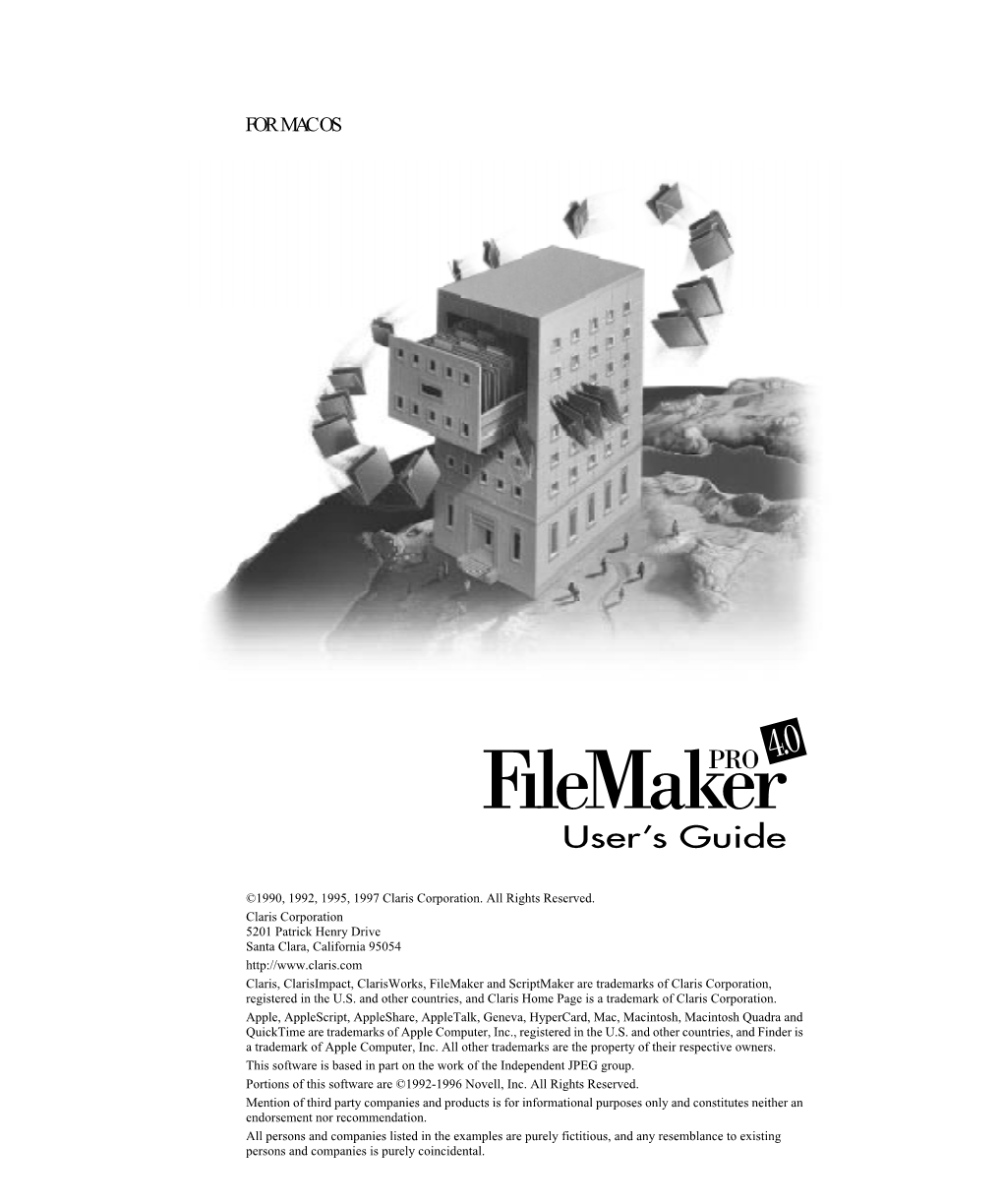 Filemaker Pro Basics