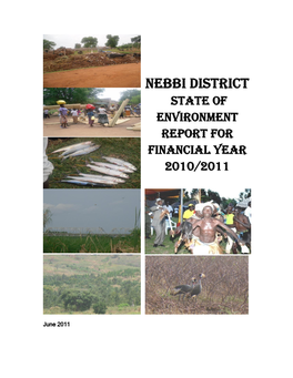 District State of Environment Report for Financial Year
