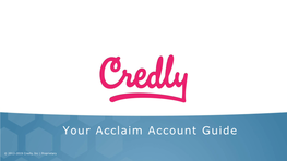 Your Acclaim Account Guide