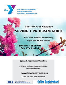 Spring 1 Program Guide