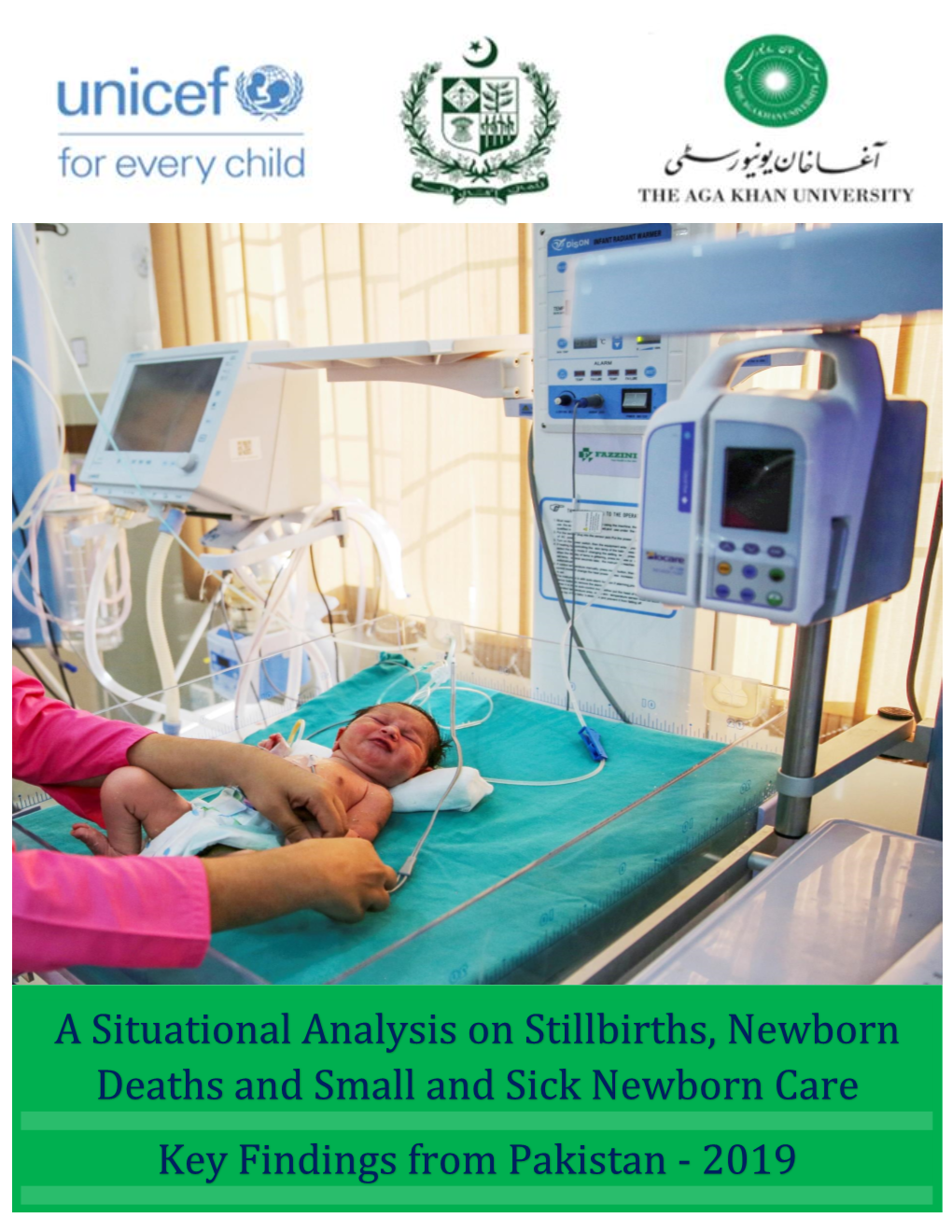 A Situational Analysis on Stillbirths, Newborn Deaths and Small and Sick Newborn Care Key Findings from Pakistan - 2019