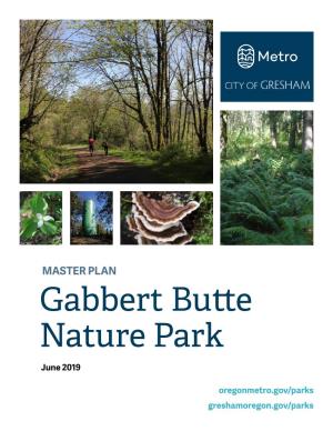 MASTER PLAN Gabbert Butte Nature Park June 2019