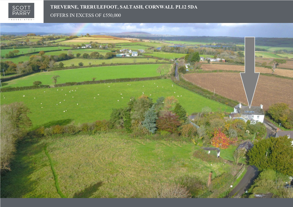 Treverne, Trerulefoot, Saltash, Cornwall Pl12 5Da Offers in Excess of £550,000