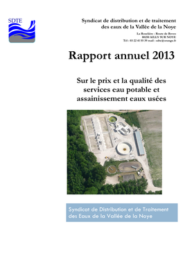 Rapport Annuel Eau & Assainissement 2011