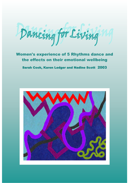 Women's Experience of 5 Rhythms Dance and the Effects on Their Emotional Wellbeing