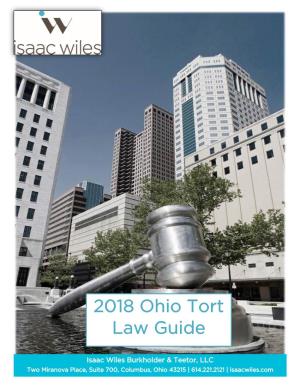 2018 Ohio Tort Law Guide