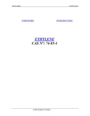 Ethylene Cas N°: 74-85-1