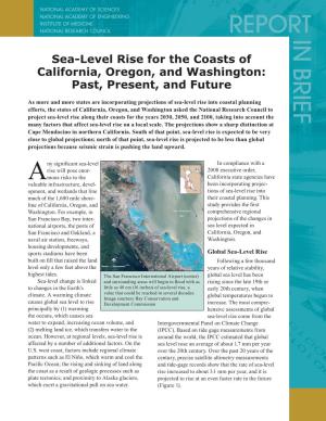 Sea-Level Rise for the Coasts of California, Oregon, and Washington: Past, Present, and Future
