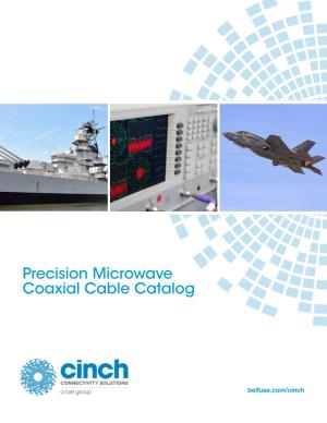 Precision Microwave Coaxial Cable Catalog