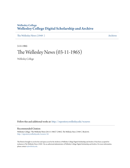 The Wellesley News (1949- )