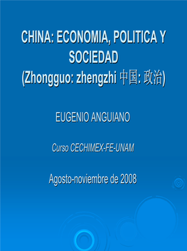 Política De China