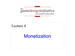Monetization Source for Today’S Talk