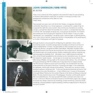 John Grierson (1898-1972) by Jo Fox