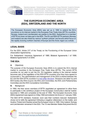 The European Economic Area (Eea), Switzerland and the North