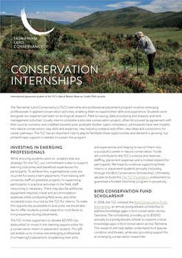 Conservation Internships