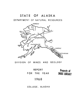 State of Alaska Partment of Natural Resources