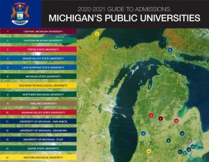 2020-2021 Guide to Admissions: Michigan's Public Universities