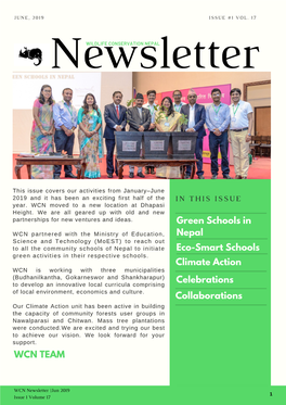 Newsletter June, 2019