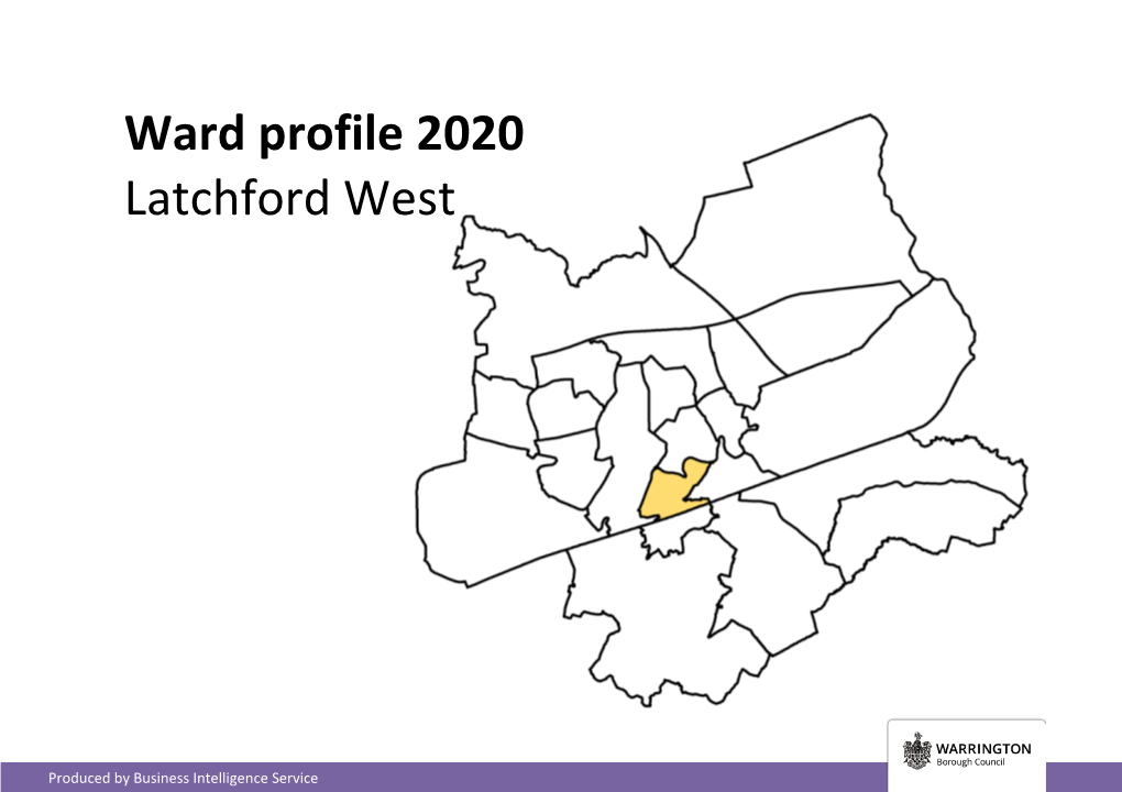 Ward Profile 2020 Latchford West