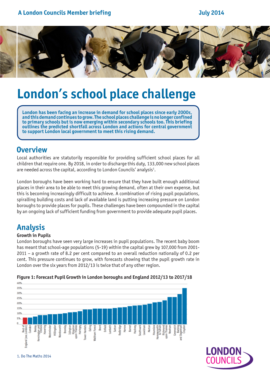 London's School Place Challenge