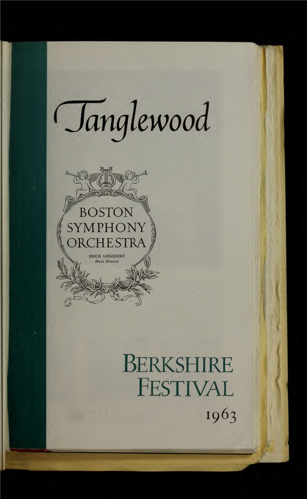 Boston Symphony Orchestra Concert Programs, Summer, 1963-1964