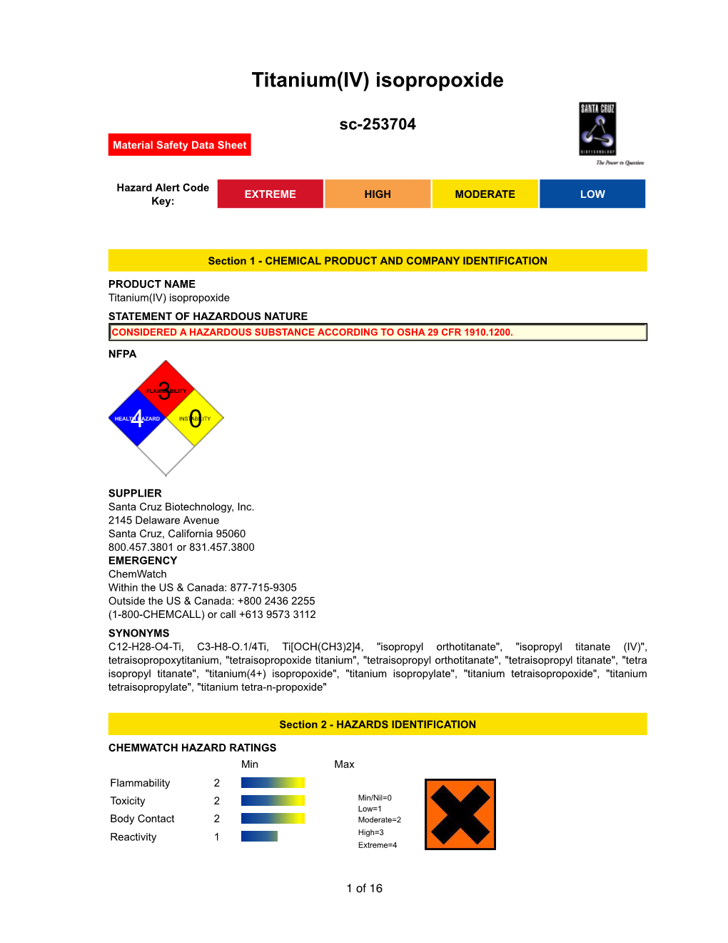 Titanium(IV) Isopropoxide