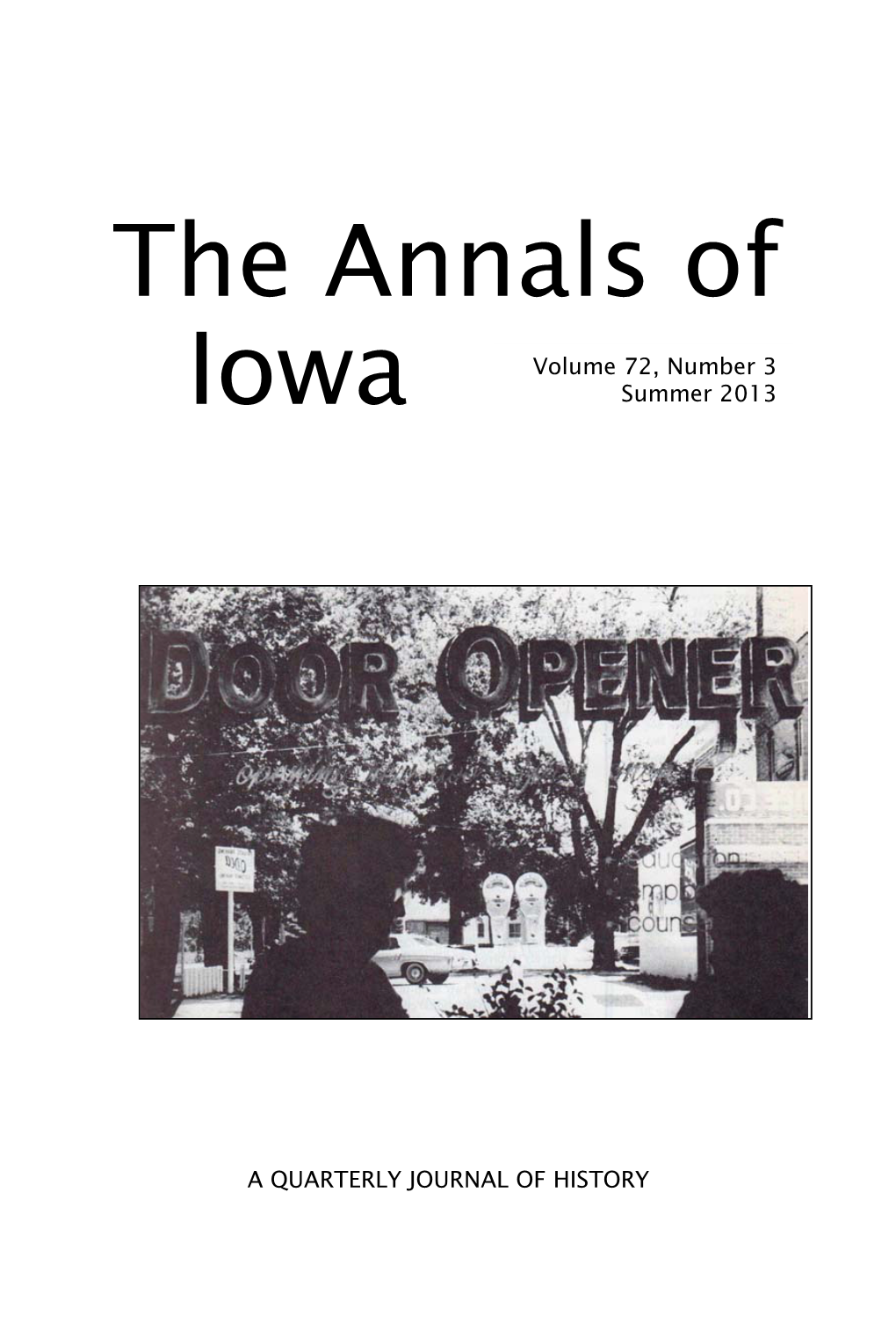 The Annals of Iowa