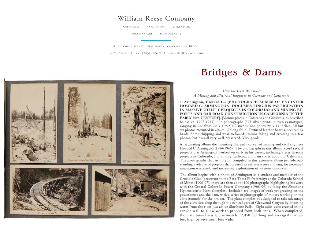 Bridges & Dams