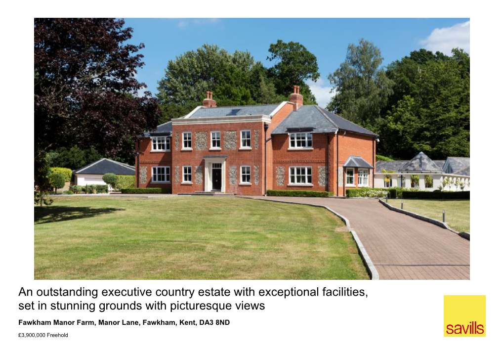 An Outstanding Executive Country Estate with Exceptional Facilities, Set