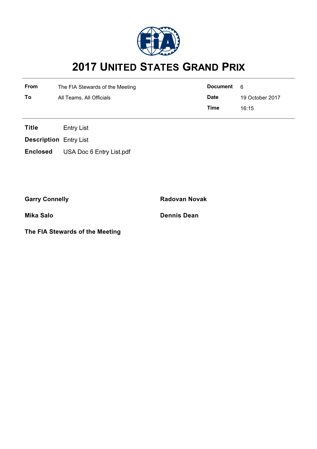 2017 United States Grand Prix