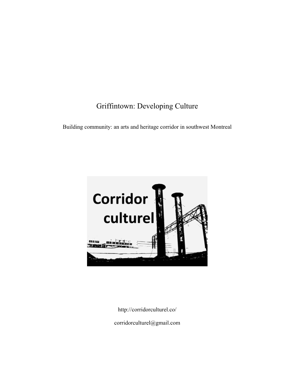 Griffintown: Developing Culture