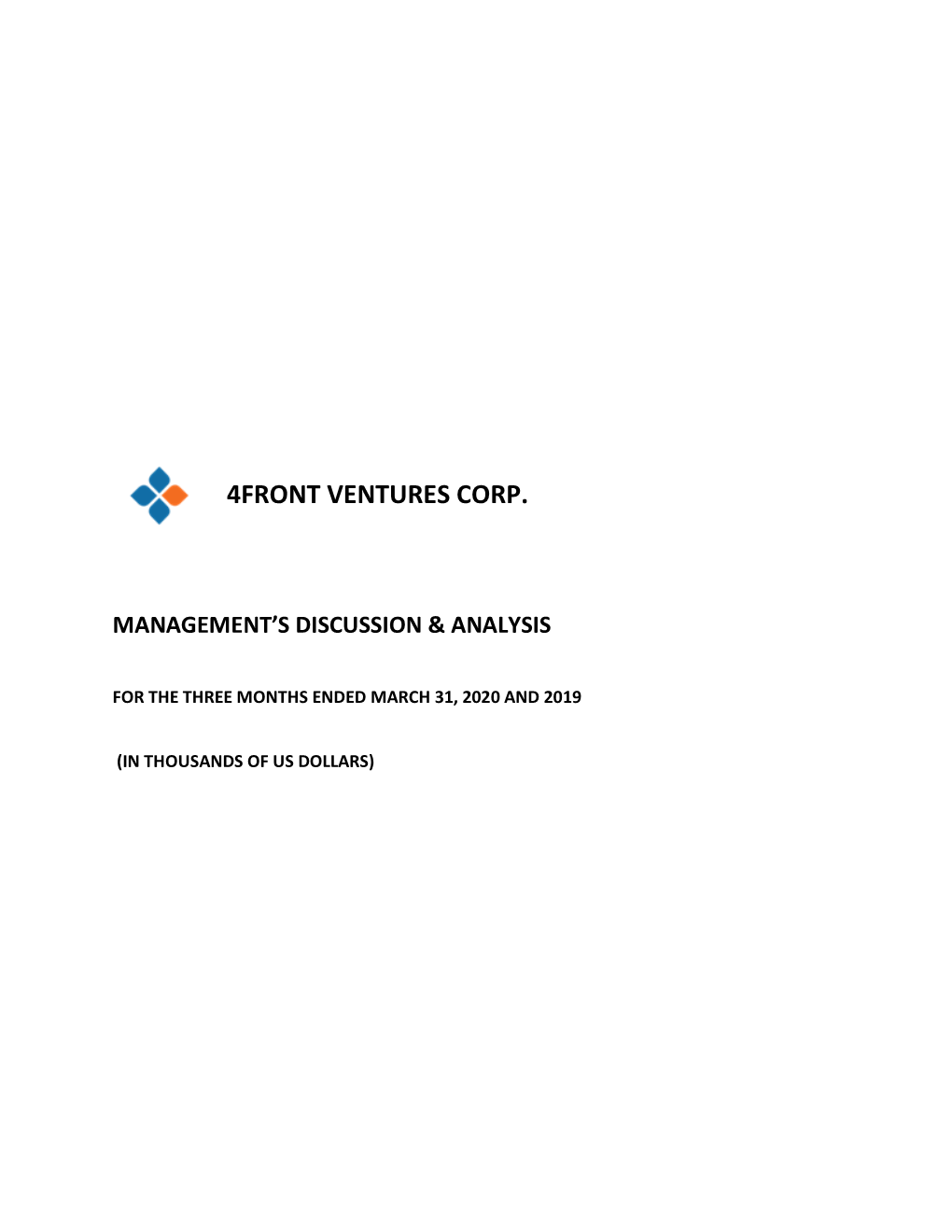 4Front Ventures Corp