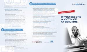 CYBERCRIME Or Your Child Receives Unwanted Email Messages, • U.S
